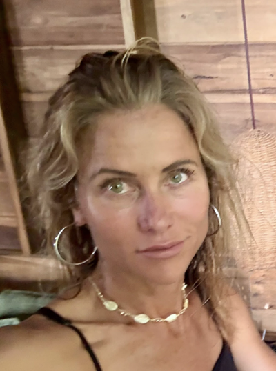 Amy Harker - woman with long blonde hair and blue eyes