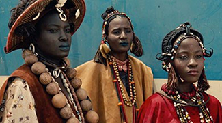 film clip- three tribal women from Sengal